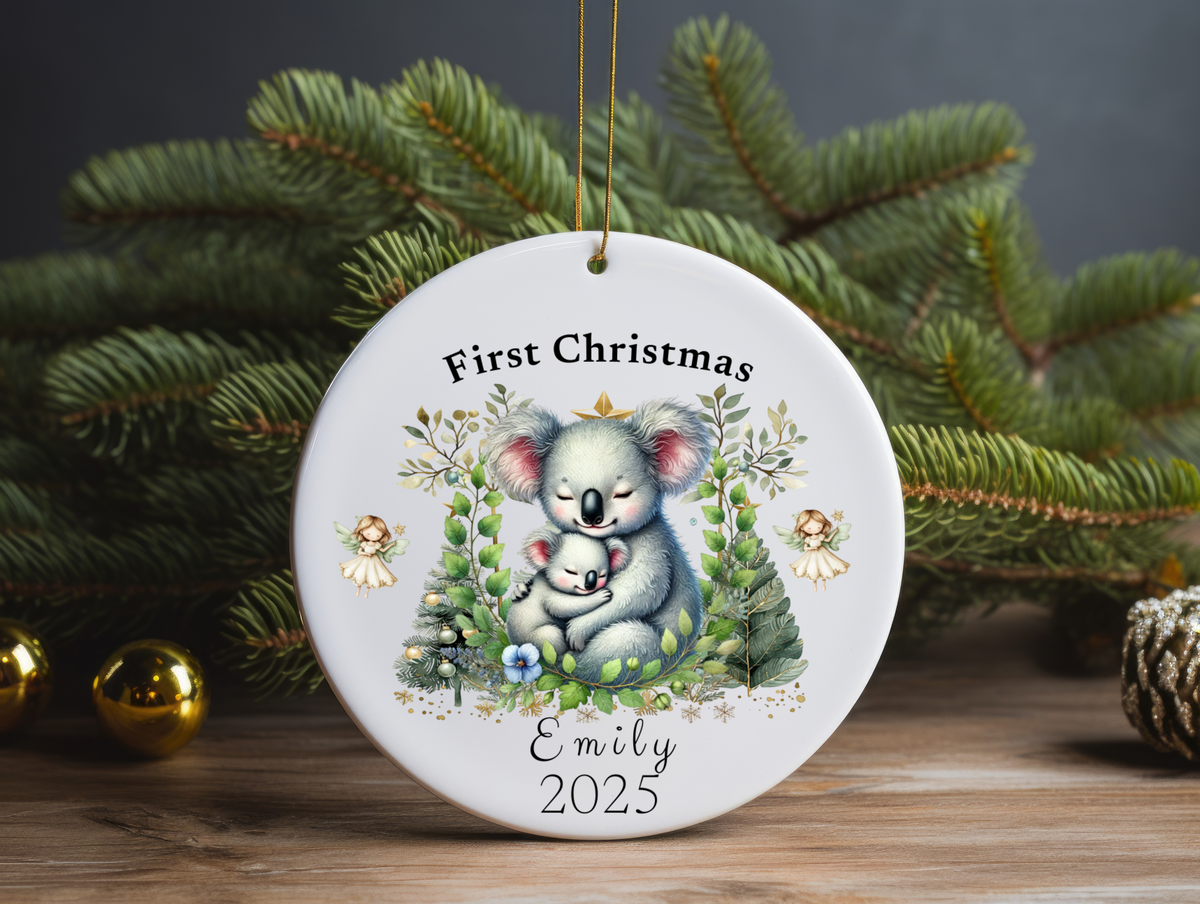 Personalized Name Ornament 2025 | First Christmas Family Keepsake | Custom Holiday Name Decoration | Unique Christmas Gift