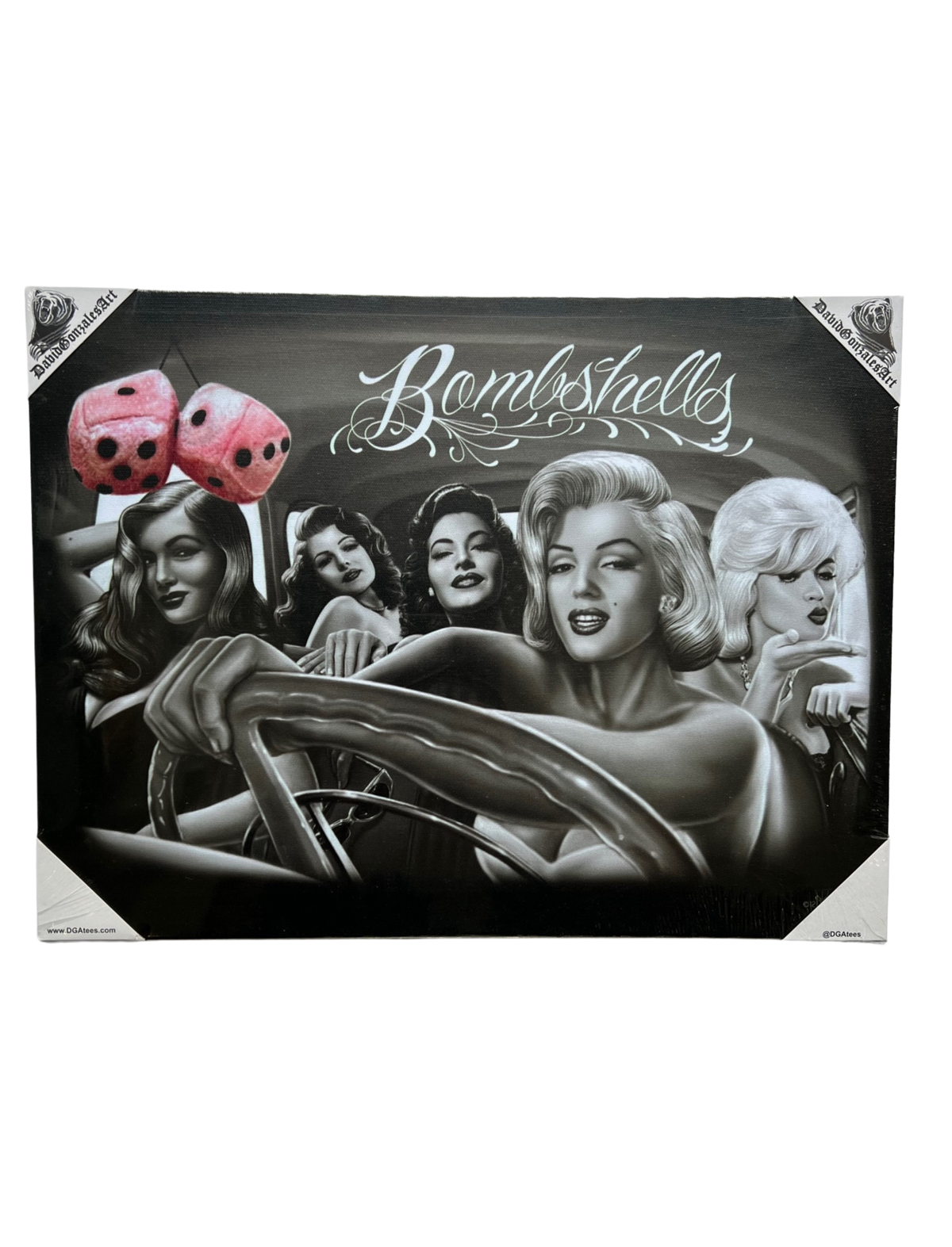 "BOMBSHELLS" SMALL CANVAS ART - 12" X 16" BY NEW EDGE GIFTS & NOVELTIES