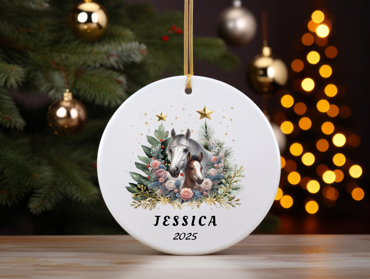 Personalized Name Ornament 2025 | First Christmas Family Keepsake | Custom Holiday Name Decoration | Unique Christmas Gift