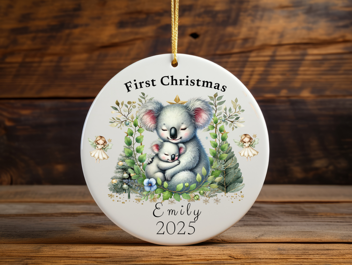 Personalized Name Ornament 2025 | First Christmas Family Keepsake | Custom Holiday Name Decoration | Unique Christmas Gift