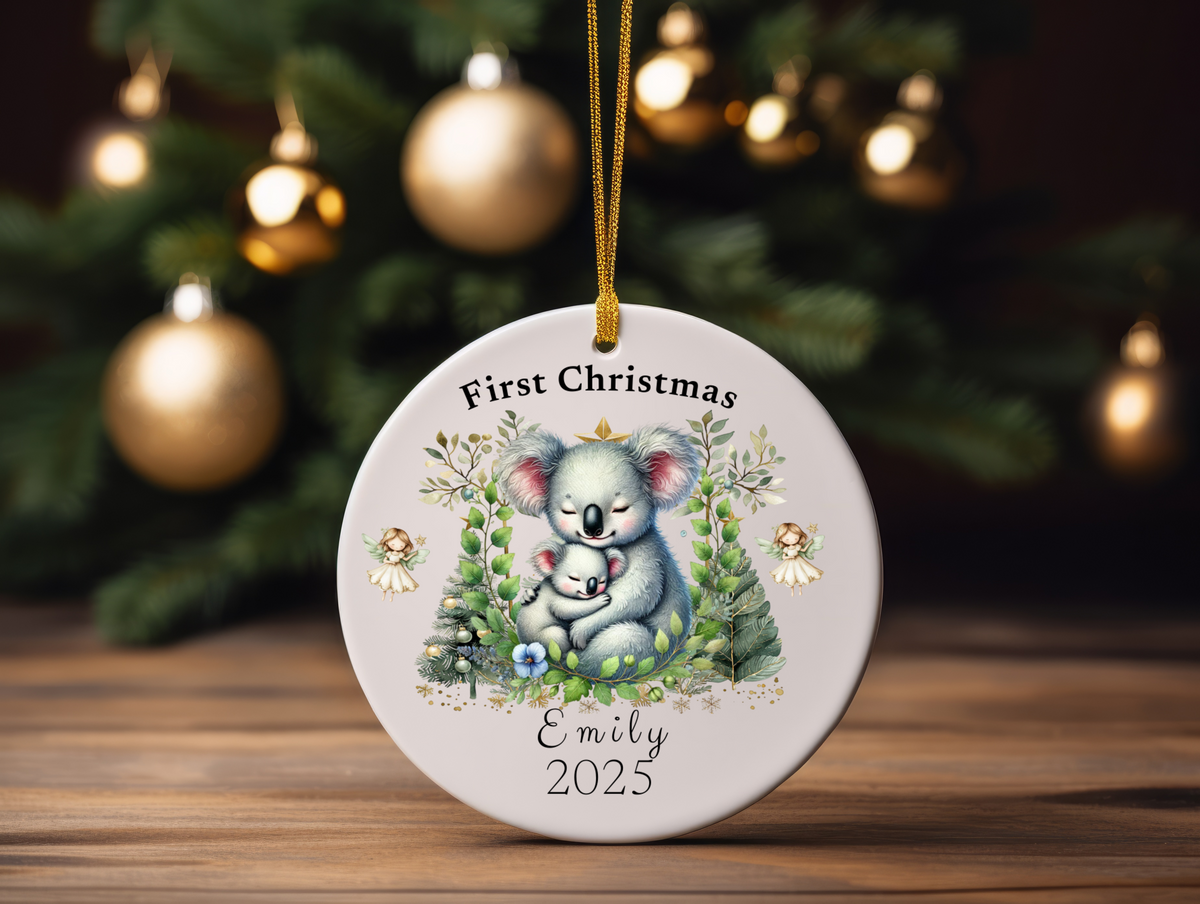Personalized Name Ornament 2025 | First Christmas Family Keepsake | Custom Holiday Name Decoration | Unique Christmas Gift