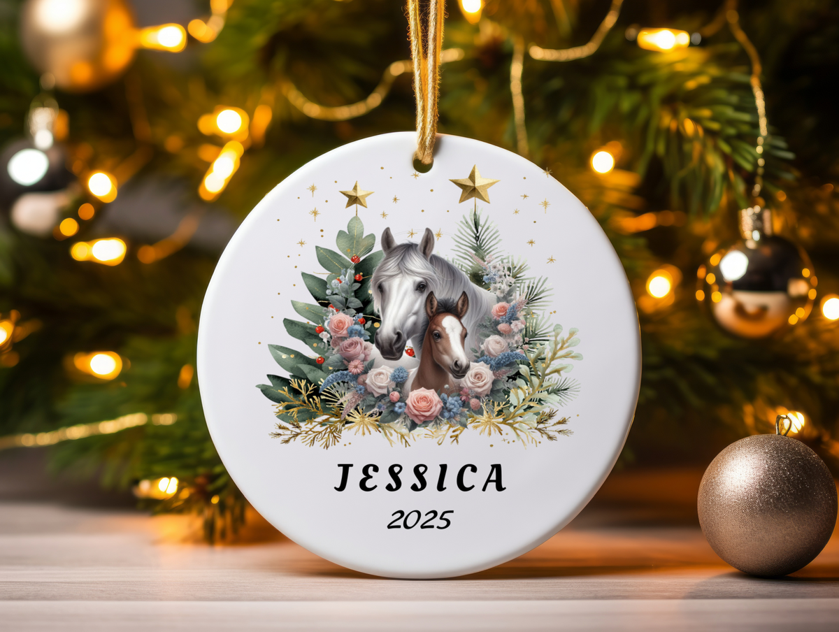 Personalized Name Ornament 2025 | First Christmas Family Keepsake | Custom Holiday Name Decoration | Unique Christmas Gift