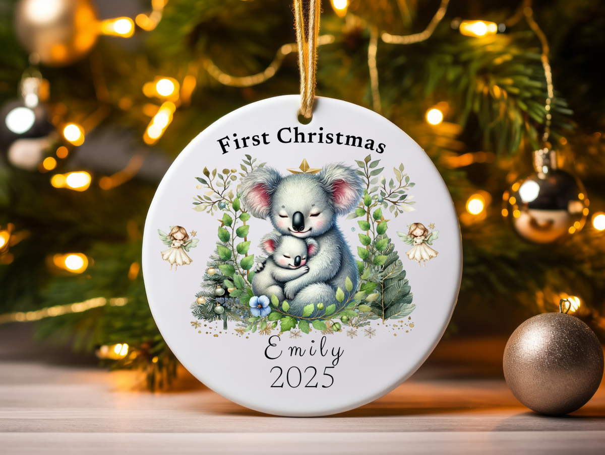 Personalized Name Ornament 2025 | First Christmas Family Keepsake | Custom Holiday Name Decoration | Unique Christmas Gift
