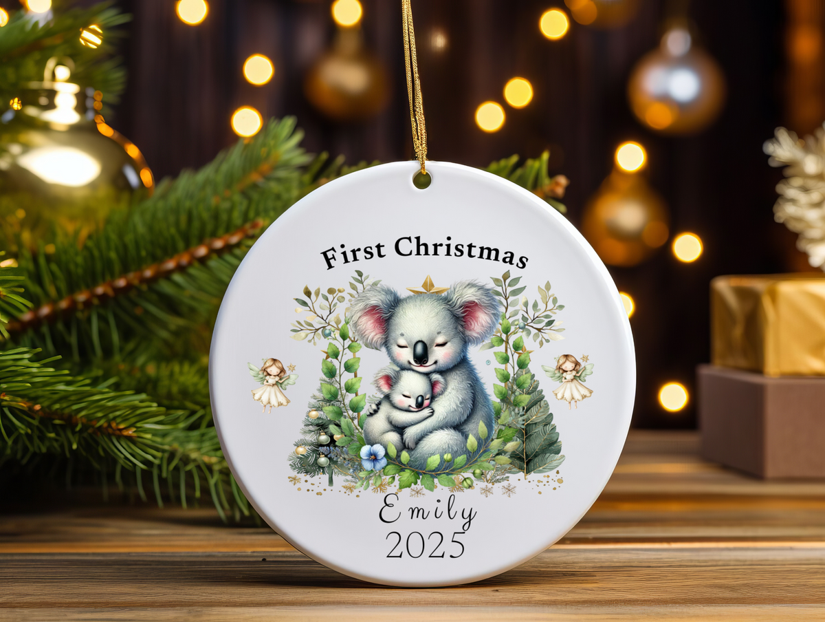 Personalized Name Ornament 2025 | First Christmas Family Keepsake | Custom Holiday Name Decoration | Unique Christmas Gift
