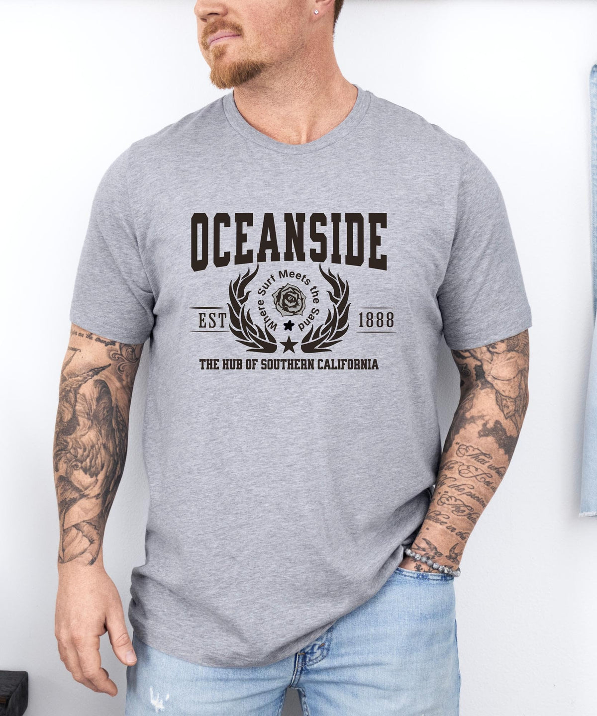 Oceanside California T-Shirt - The Hub of Southern California - Coastal City Pride Apparel