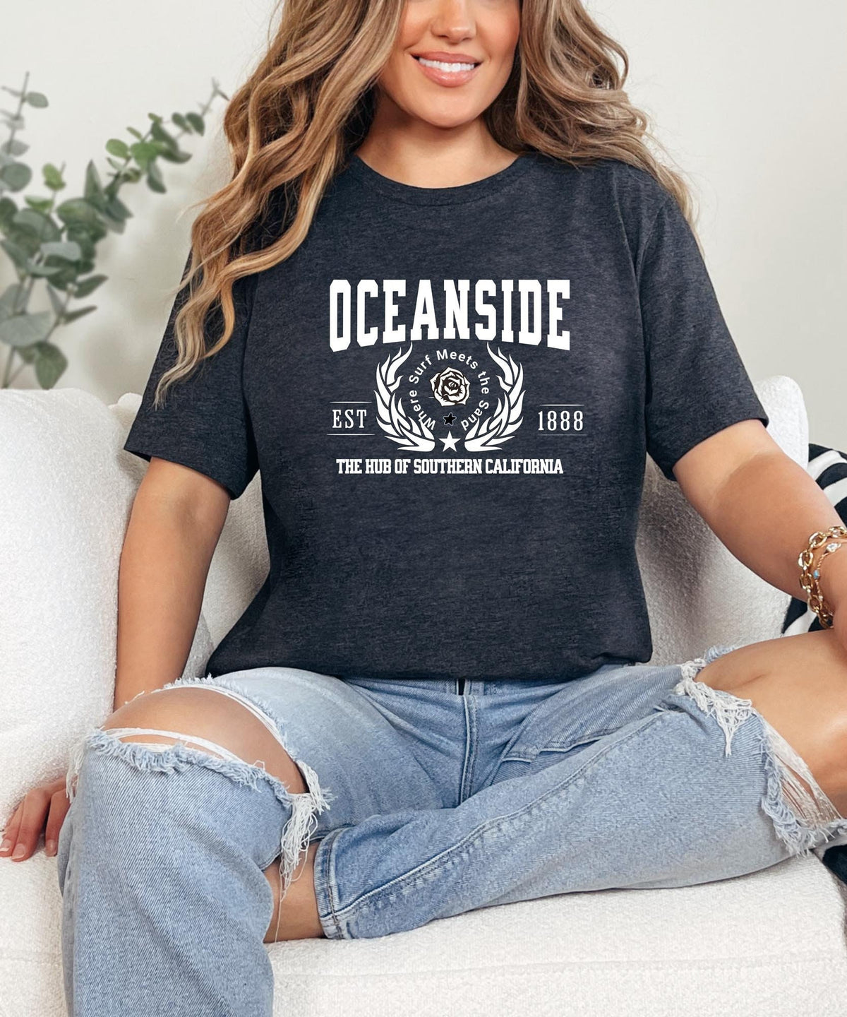 Oceanside California T-Shirt - The Hub of Southern California - Coastal City Pride Apparel