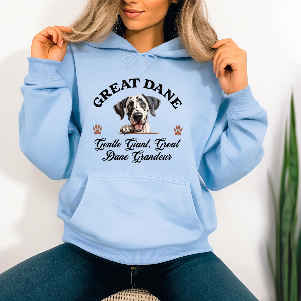 Great Dane Unisex Hoodie  Gentle Giant Comfort, Embrace Great Dane Grandeur