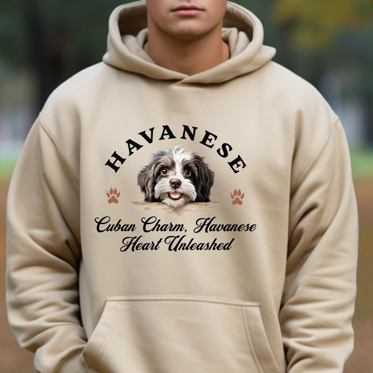 Havanese Unisex Hoodie  Cuban Charm, Havanese Heart Unleashed, Stylish Comfort for Dog Lovers