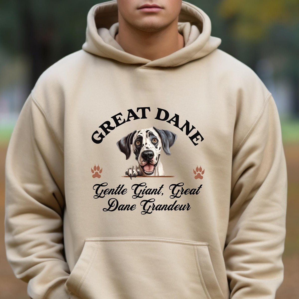 Great Dane Unisex Hoodie  Gentle Giant Comfort, Embrace Great Dane Grandeur