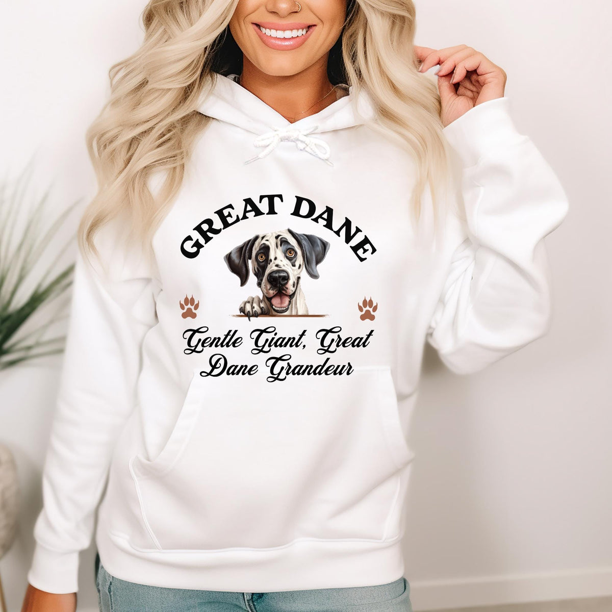 Great Dane Unisex Hoodie  Gentle Giant Comfort, Embrace Great Dane Grandeur