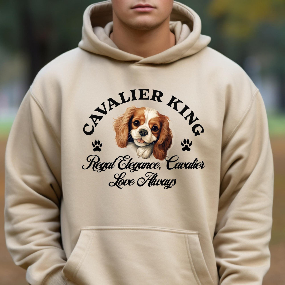 Cavalier King Charles Spaniel Unisex Hoodie  Regal Elegance Meets Everyday Comfort, Celebrate Cavalier Love Always
