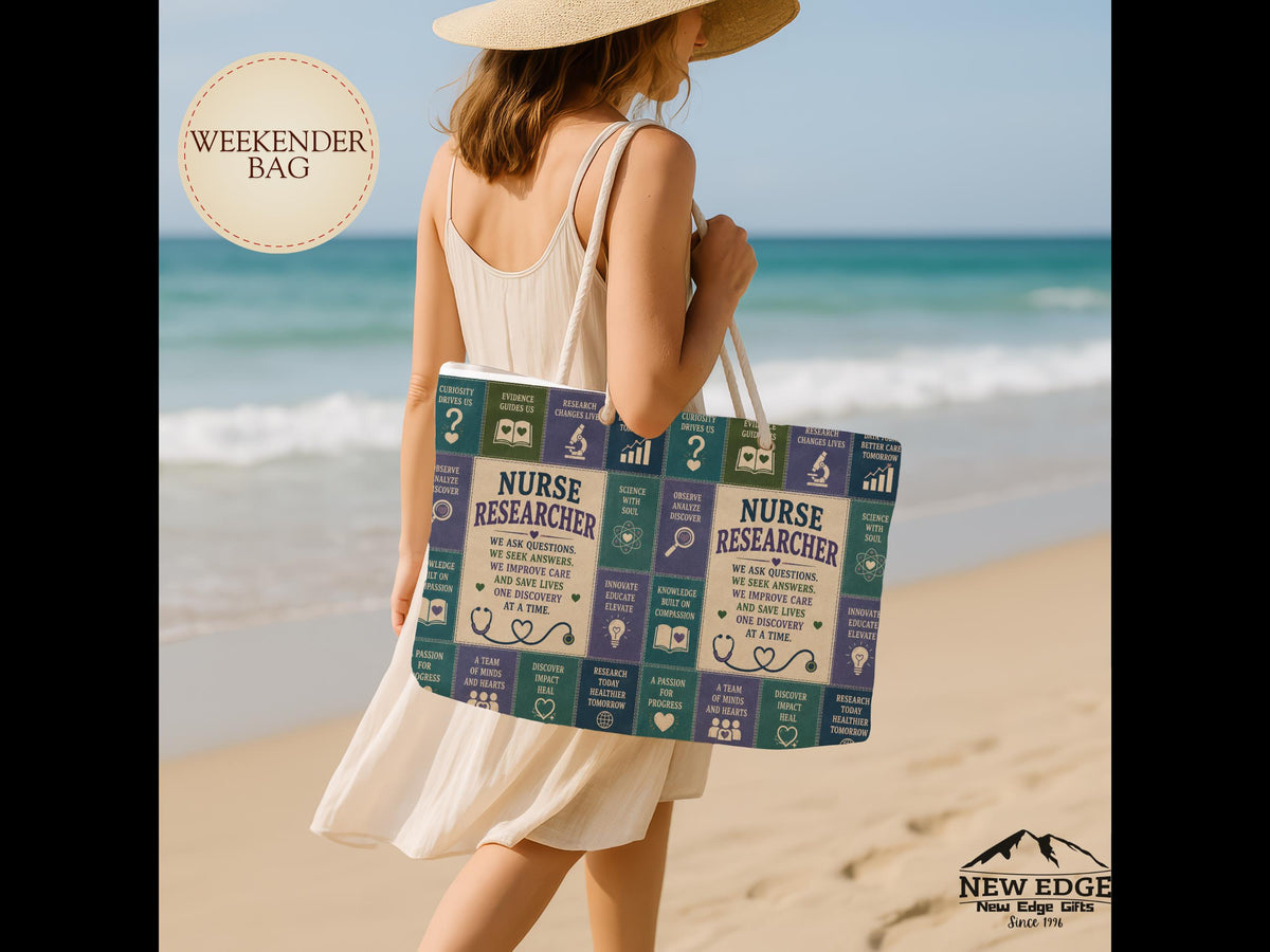 Nurse Advocate Weekender Bag Every Patient Every Voice Faux Patchwork Travel Tote Nurse Appreciation Gift