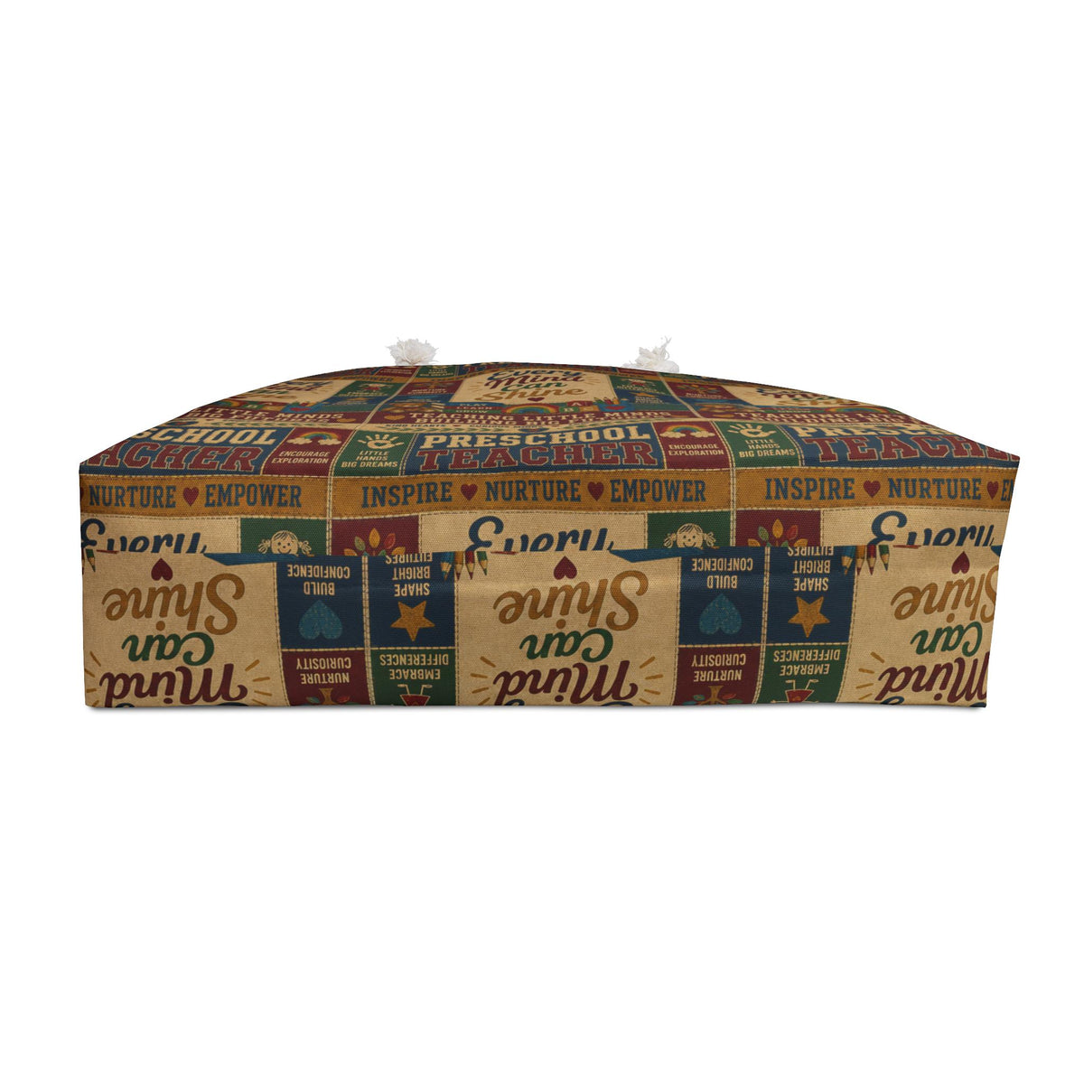 Preschool Teacher Weekender Bag Every Mind Can Shine Faux Patchwork Teacher Travel Tote Gift