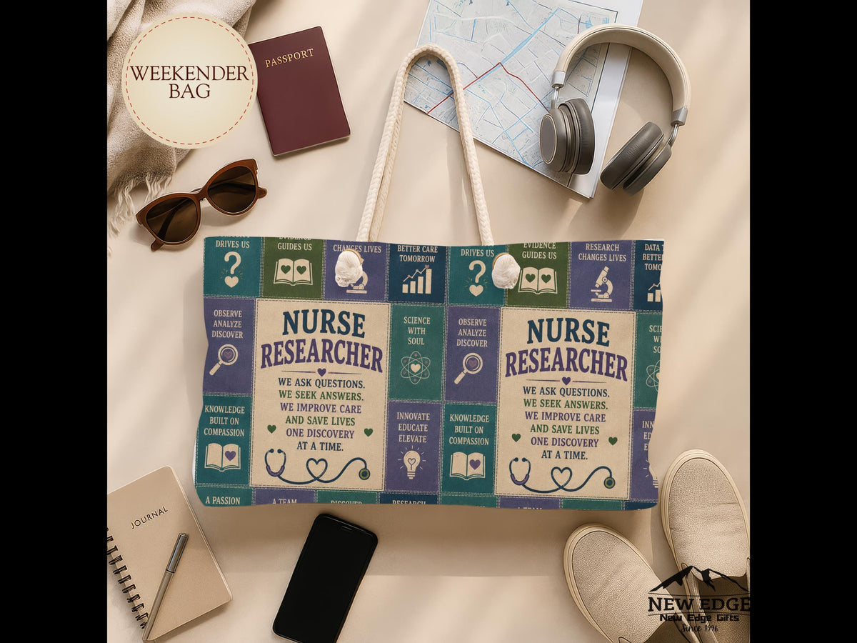 Nurse Advocate Weekender Bag Every Patient Every Voice Faux Patchwork Travel Tote Nurse Appreciation Gift