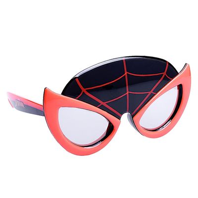 SG3405 Lil' Characters Spider-Man Miles Morales Sun-Staches – Fun Novelty Sunglasses for Kids