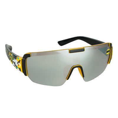 SG4816 Kids Arkaid Batman Blue and Yellow Sports Wrap Sunglasses – Superhero Shades for Kids