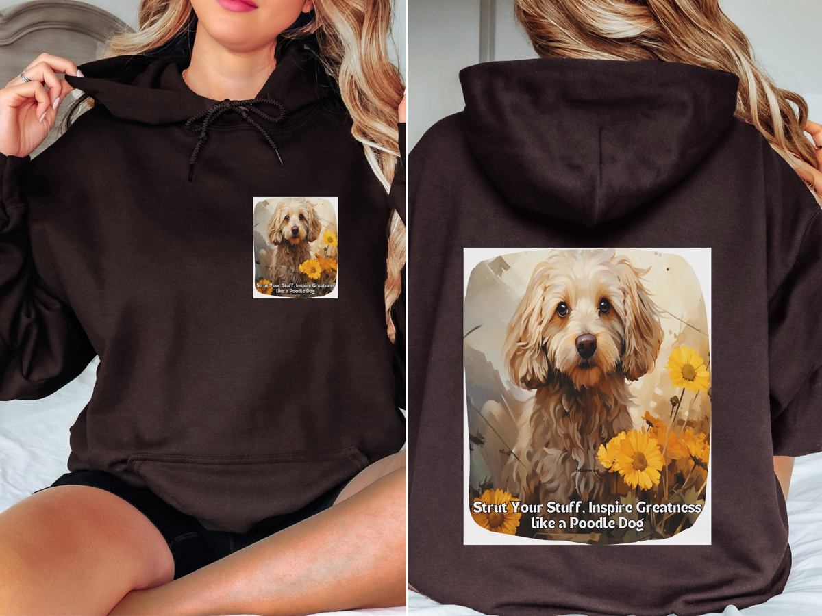 Poodle Pride Sunflower Hoodie – Strut with Confidence & Inspire Greatness