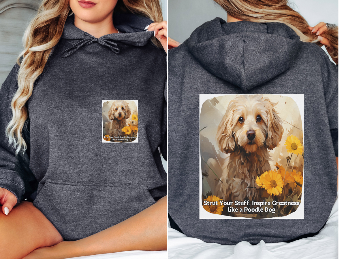 Poodle Pride Sunflower Hoodie – Strut with Confidence & Inspire Greatness