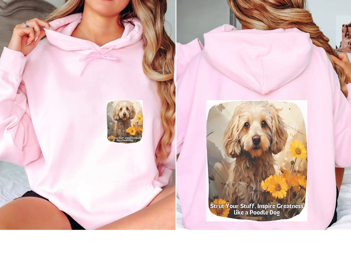 Poodle Pride Sunflower Hoodie – Strut with Confidence & Inspire Greatness