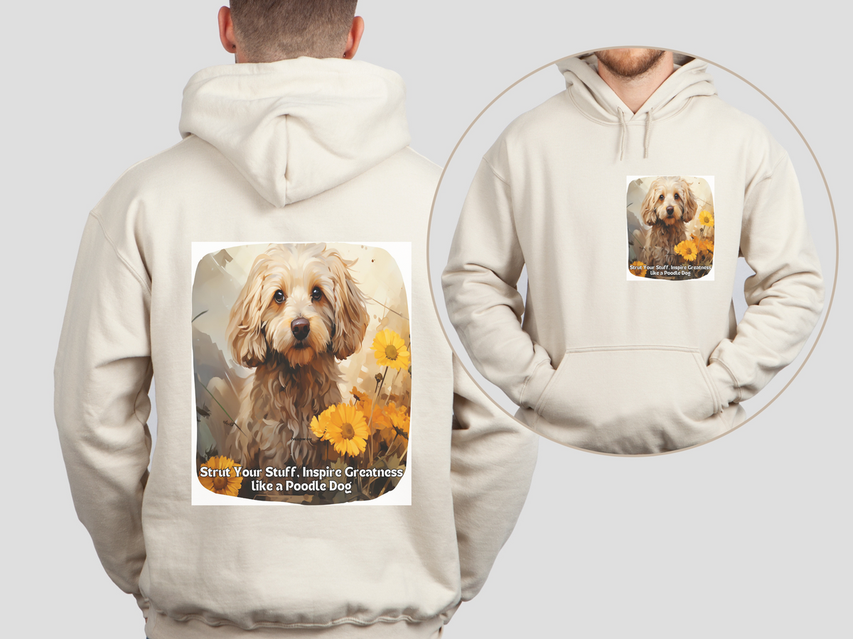 Poodle Pride Sunflower Hoodie – Strut with Confidence & Inspire Greatness