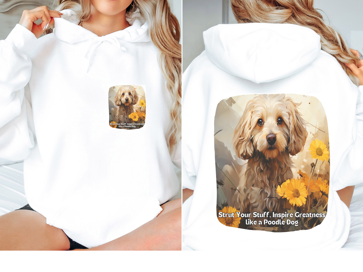 Poodle Pride Sunflower Hoodie – Strut with Confidence & Inspire Greatness