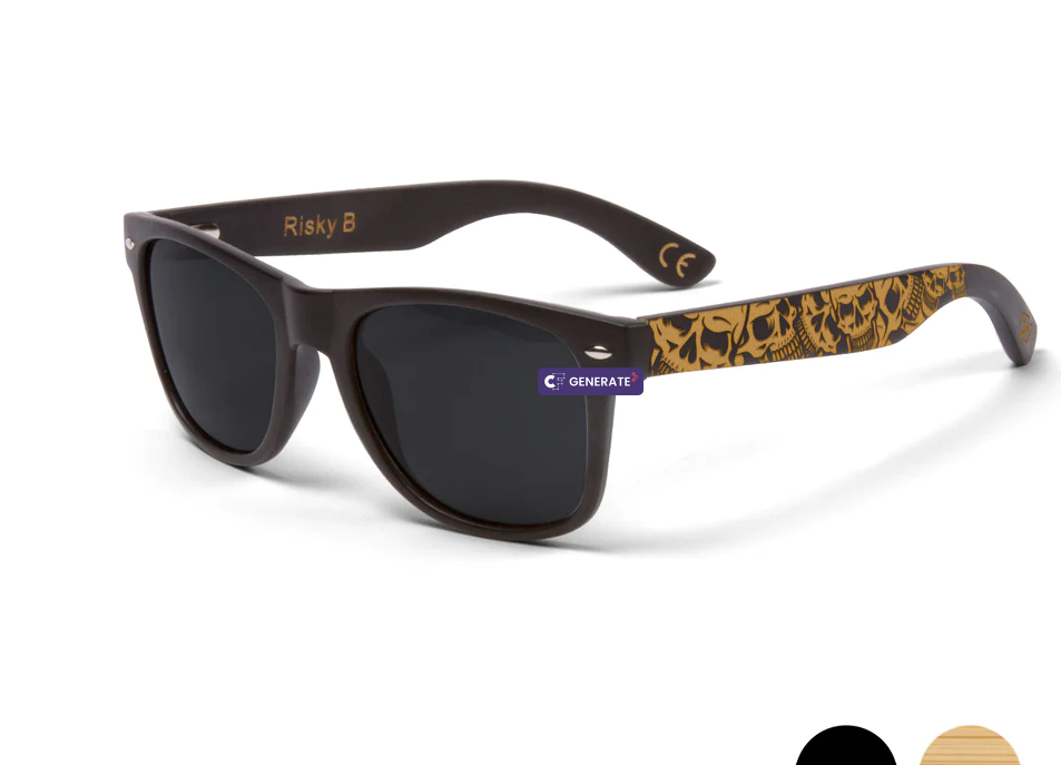 RISKY B - GRAVEYARD SUNGLASSES BY NEW EDGE EYEWEAR