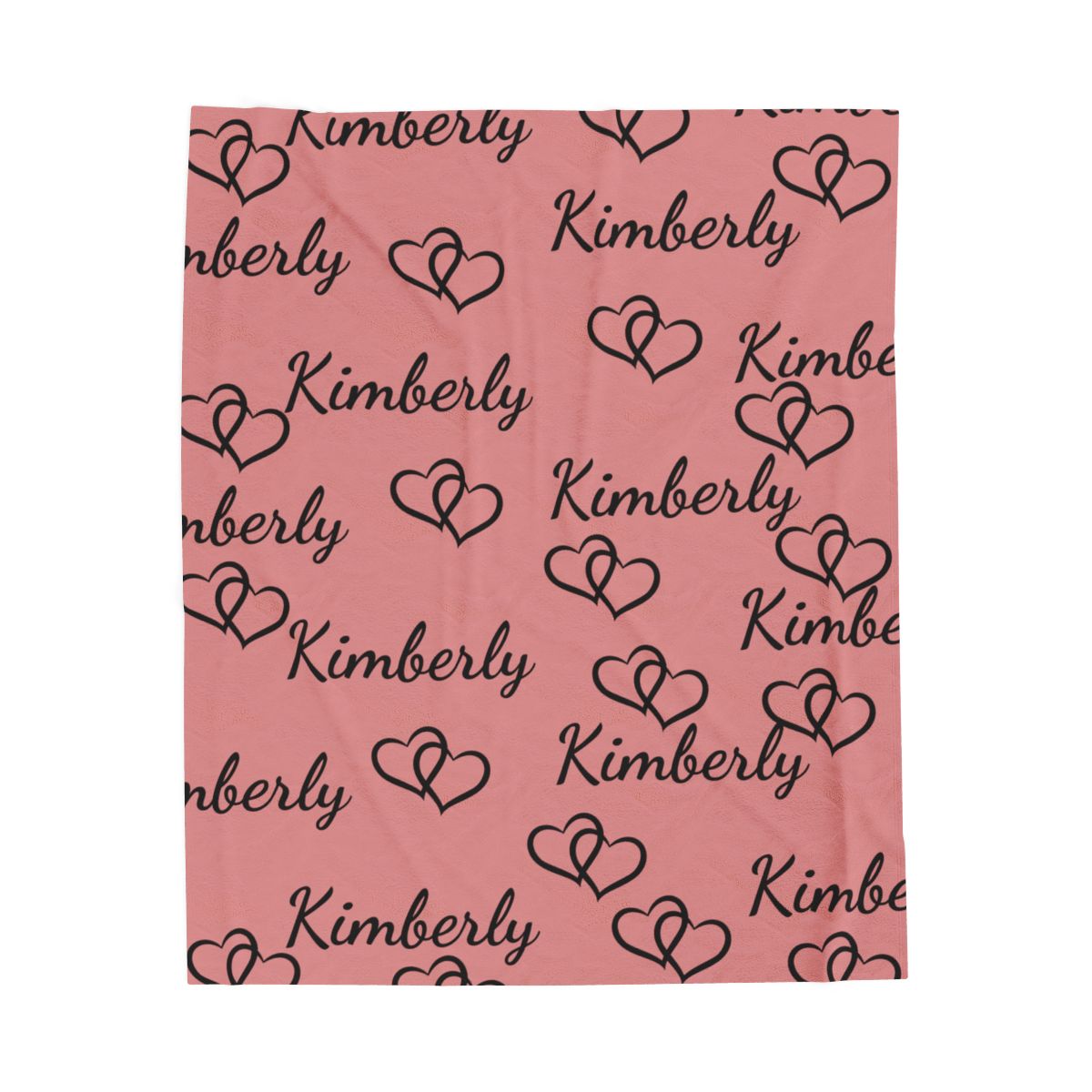 Personalized Velveteen Name Blanket – Custom Soft Throw Blanket, Cozy Gift for All Occasions