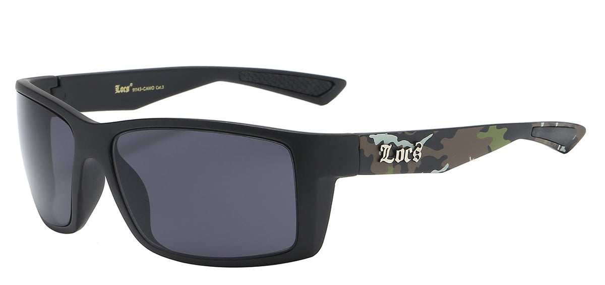 BLOCK CAMO 8LOC91143-CAM LOCS DARK SUNGLASSES