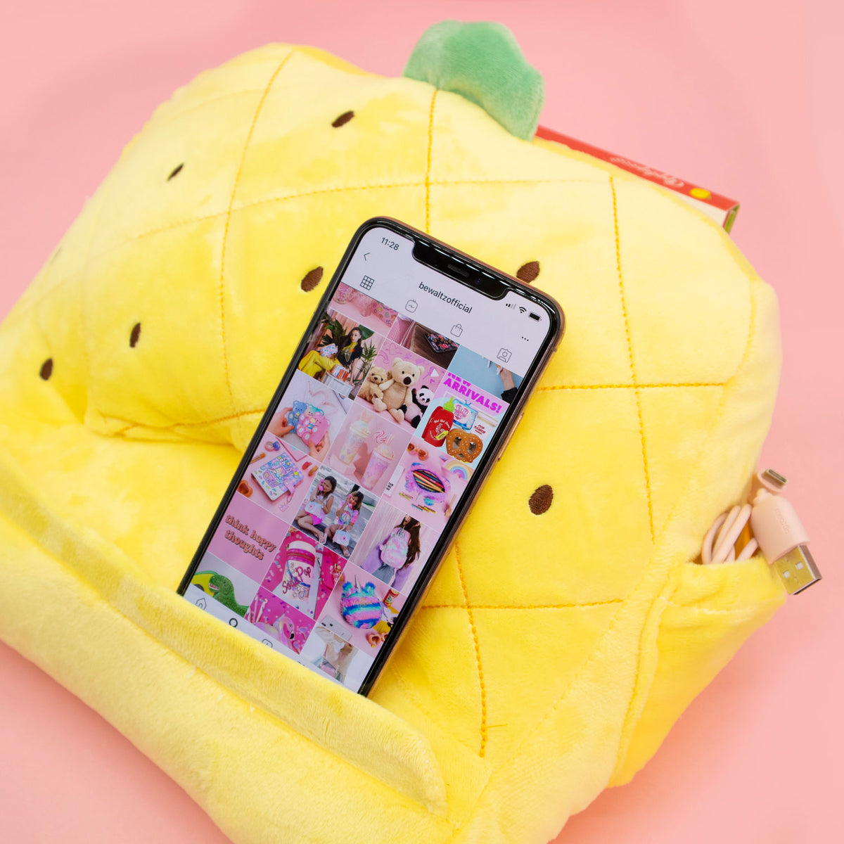Pineapple Plush Tablet Stand