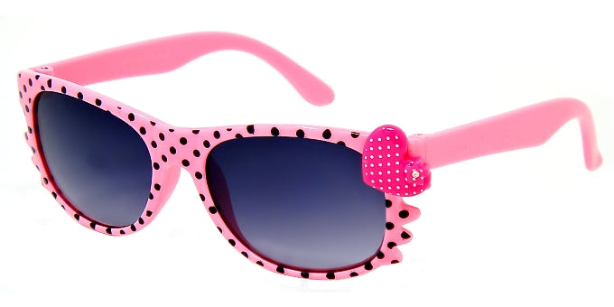 6707AG POKA DOT KIDS SUNGLASSES