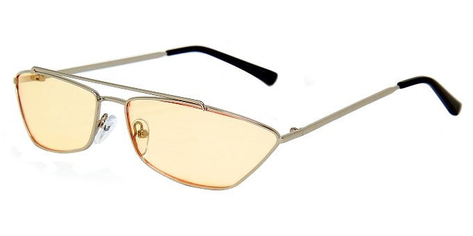 7516CS Colorful Metal Frame Sunglasses – Retro Gradient Unisex Shades | New Edge Gifts & Novelties