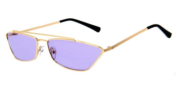 7516CS Colorful Metal Frame Sunglasses – Retro Gradient Unisex Shades | New Edge Gifts & Novelties