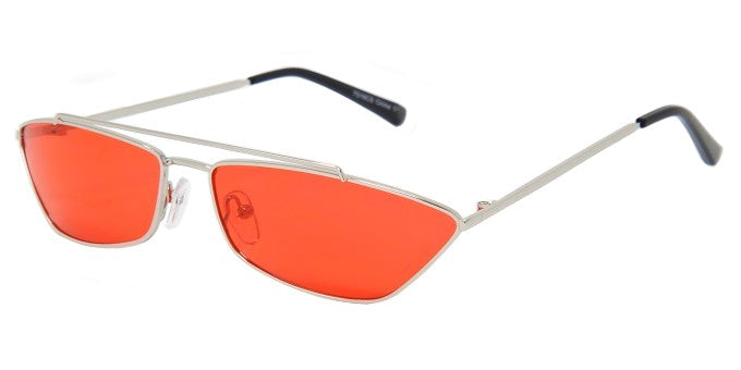 7516CS Colorful Metal Frame Sunglasses – Retro Gradient Unisex Shades | New Edge Gifts & Novelties