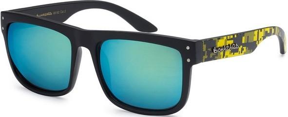 Color Mirrored Biohazared Sunglasses
