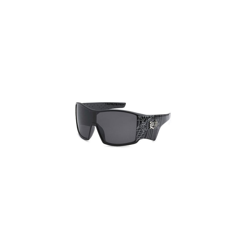 Locs Mens Wrap Spider Web Sunglasses