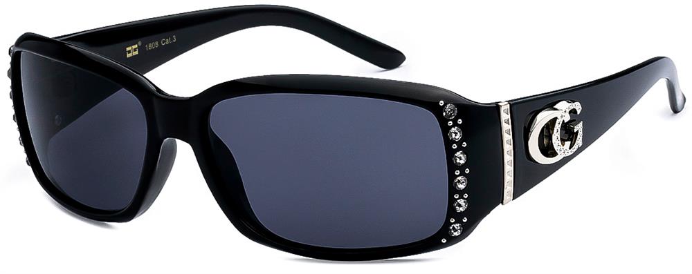 LARGE METAL X-LOOP POLARIZED SUNGLASSES -PX-XL35008