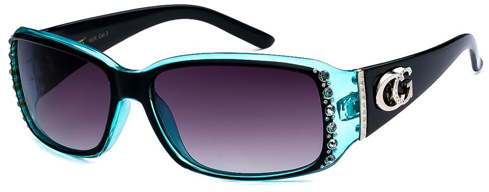 LARGE METAL X-LOOP POLARIZED SUNGLASSES -PX-XL35008