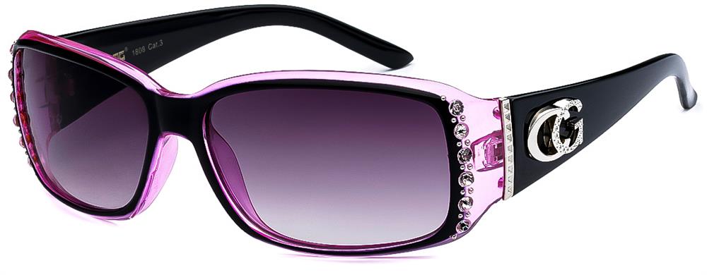 LARGE METAL X-LOOP POLARIZED SUNGLASSES -PX-XL35008