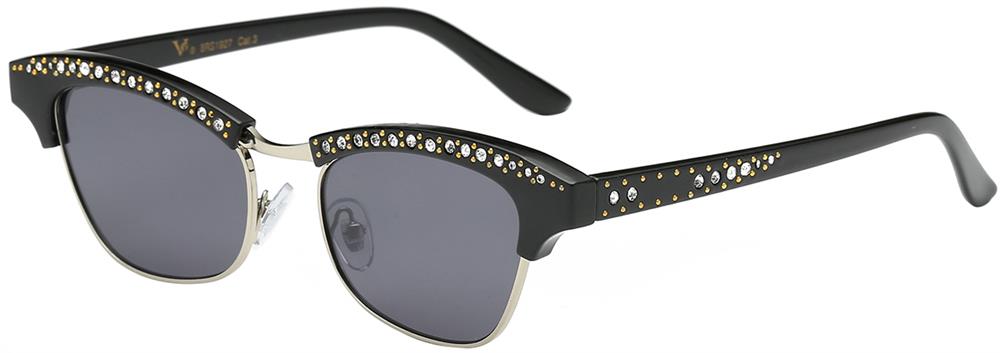 RHINESTONE WAYFARER SUNGLASSES - 8RS1927: ELEGANT EYEWEAR