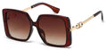 VG WOMEN SUNGLASSES 8VG29466: CHIC SQUARE ELEGANCE