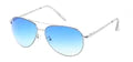 OCEAN MODIFIED CURVED AVIATOR FRAME WITH SPRING TEMPLE AND OCEAN LENS