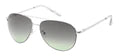 OCEAN MODIFIED CURVED AVIATOR FRAME WITH SPRING TEMPLE AND OCEAN LENS