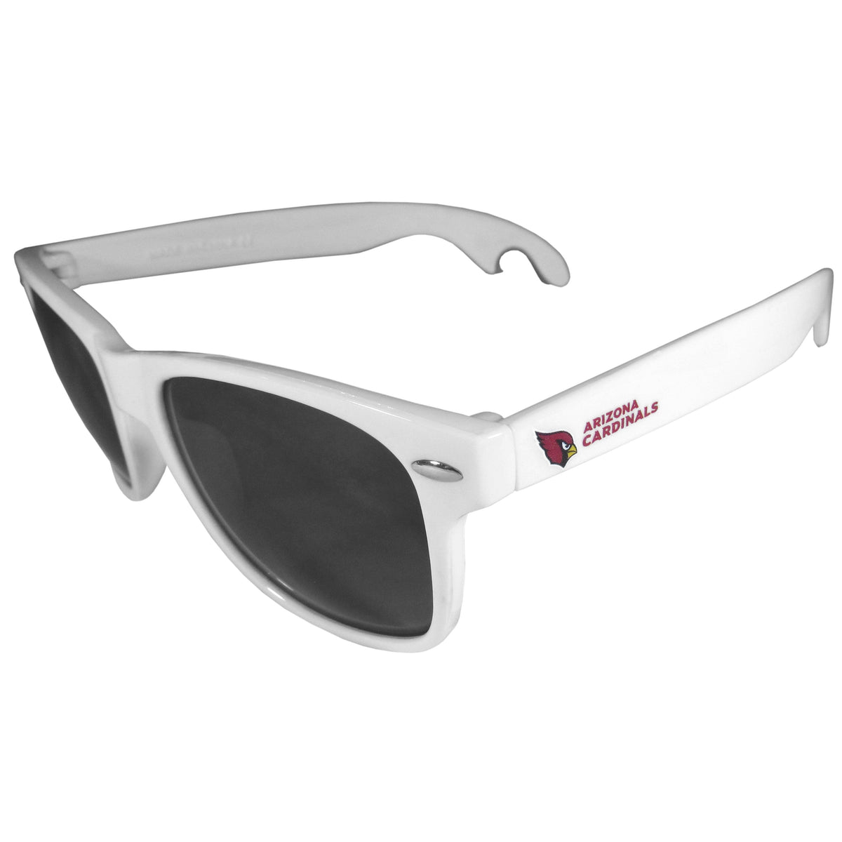 Arizona Cardinals Beachfarer Bottle Opener Sunglasses, White