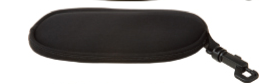 NEOPRENE ZIPPER POUCH WITH SPRING CLIP