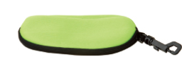 NEOPRENE ZIPPER POUCH WITH SPRING CLIP
