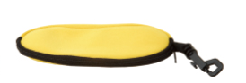 NEOPRENE ZIPPER POUCH WITH SPRING CLIP