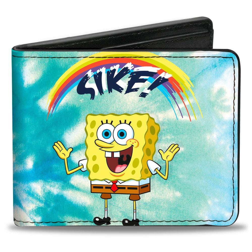 BI-FOLD WALLET - SPONGEBOB SQUAREPANTS RAINBOW SIKE! POSE BLUES