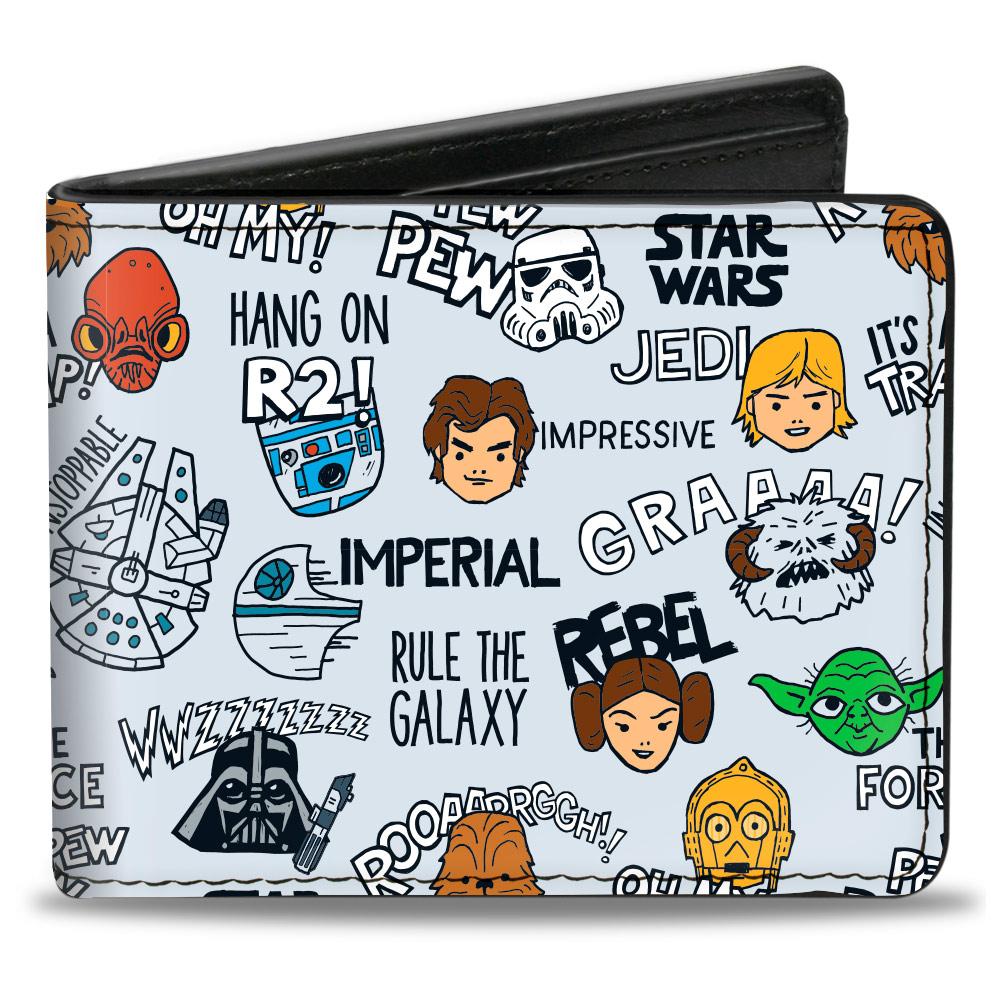 BI-FOLD WALLET - CHEECH & CHONG NEXT MOVIE POSE BLACK GREEN ORANGE