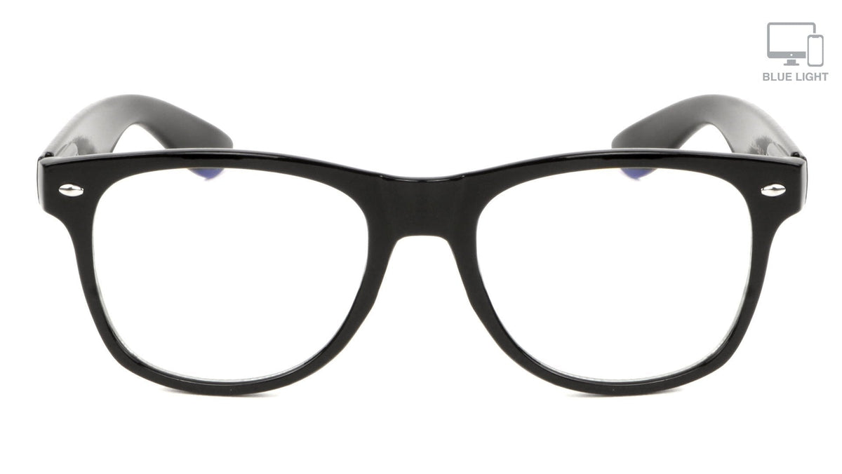 Blue Light Blocking Black Classic Glasses
