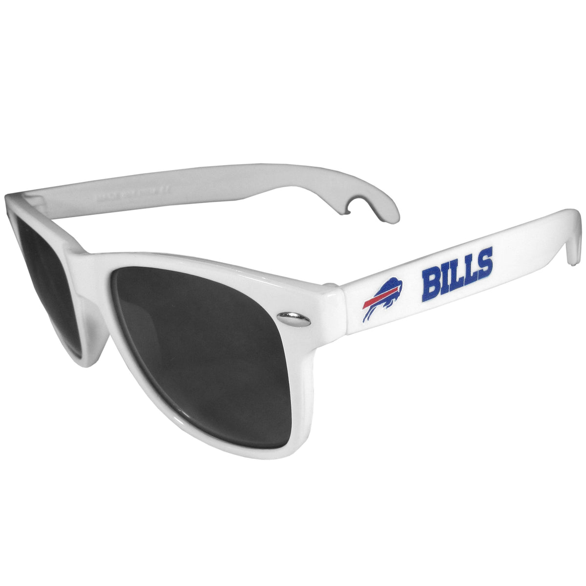 Buffalo Bills Beachfarer Bottle Opener Sunglasses, White